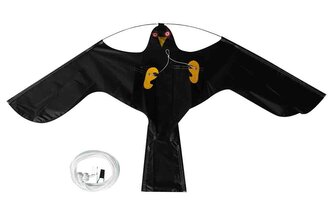 Latawiec Ptak czarny 120cm Odstraszacz ptaków