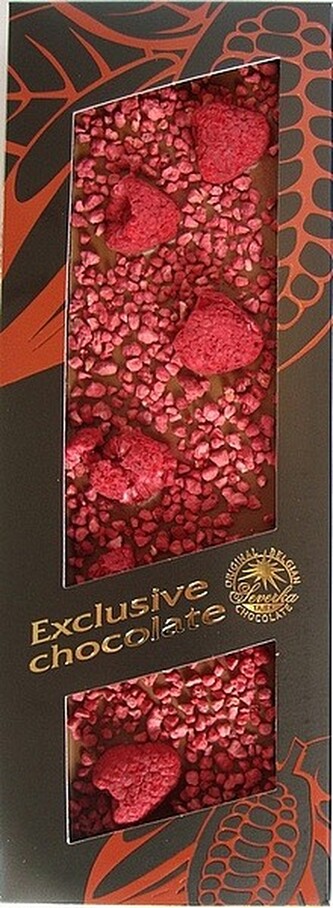 SEVERKA Mléčná čokoláda s malinami 120g