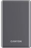 CANYON Power Bank PB-510, 10000 mAh Sim Magsage wireless, 20W, Dark grey