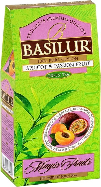 BASILUR Magic Green Apricot & Passion Fruit papír 100g