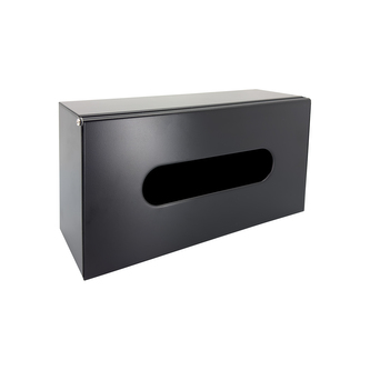 Černý zásobník papírových kapesníčků