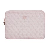 Guess PU 4G Triangle Logo Obal pro Notebook 14" Pink