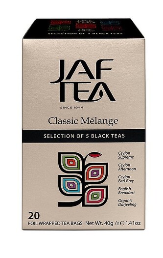 JAFTEA Black Classic Gold Melange přebal 5x4x2g