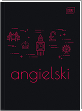 Brulion w kratkę A5. 80k 70g. Angielski