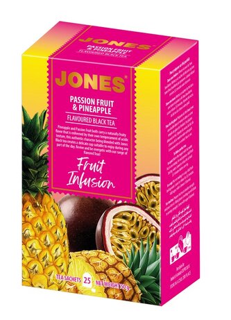 JONES Black Passionfruit & Pineapple přebal 25x2g