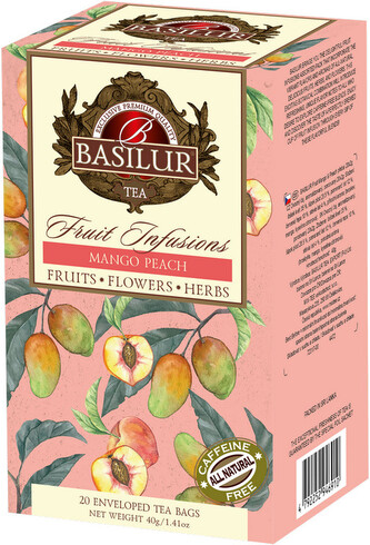 BASILUR Fruit Mango & Peach přebal 20x2g