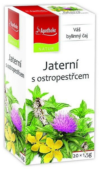 NATUR APO Jaterní s Ostropestřcem 20x1,5g