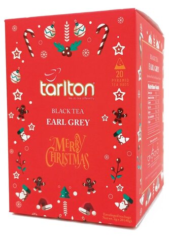 TARLTON Merry Christmas Earl Grey přebal 20x2g
