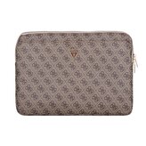 Guess PU 4G Triangle Logo Obal pro Notebook 14" Brown