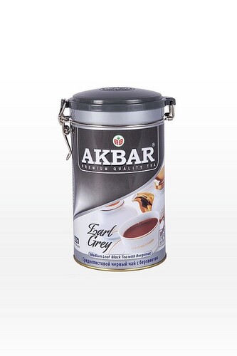 AKBAR Premium Earl Grey plech 225g