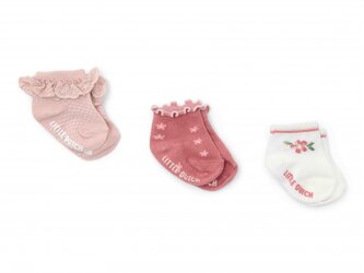 Ponožky Multicolor 3 ks Fairy Garden vel. 62/74