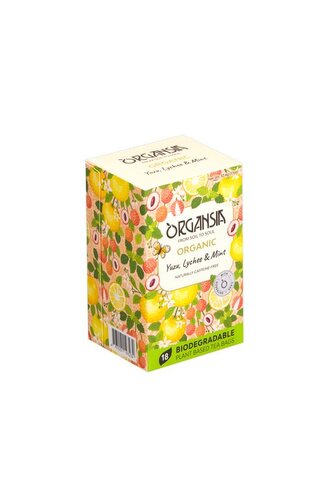 ORGANSIA BIO Yuzu Lychee and Mint přebal 18x1,8g