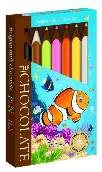 SEVERKA Čokoládové pastelky - Rybičky 100g