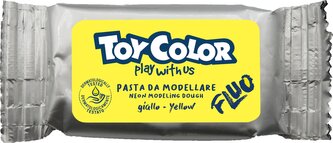 hmota modelovací 0,1kg fluo žlutá