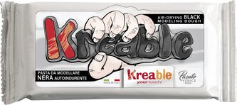 hmota modelovací 0,25kg černá