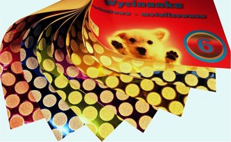 Wycinanka A4 brokatowo - metalizowana 6