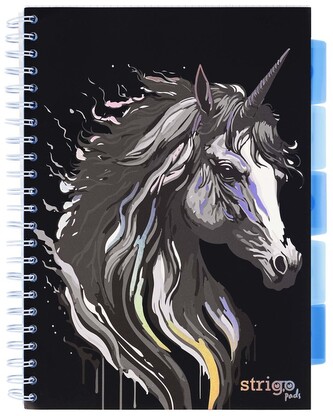 Kołonotes Project Book A4 Unicorn Czarny Linia 100k linia 80g, Strigo