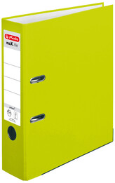 Segregator A4 8cm Protect Neon Green Max File, Herlitz