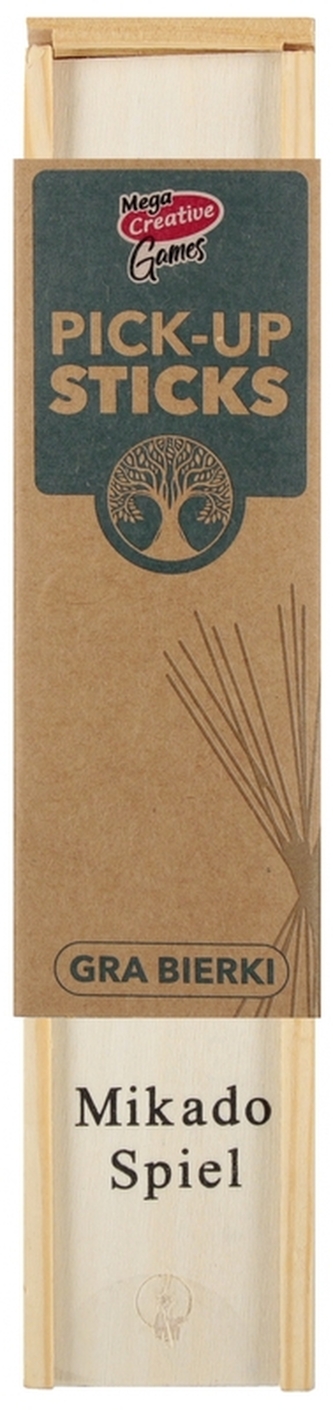 Gra bierki drewniane 4x20x3cm, Mega Creative