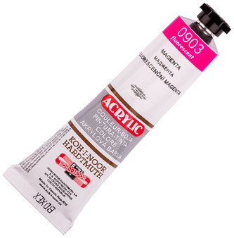 Farba akrylowa fluorescencyjna 1627903 Magenta 0903 40ml, Koh-I-Noor