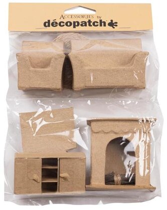 Zestaw mebelków Pokój Dzienny, Decopatch