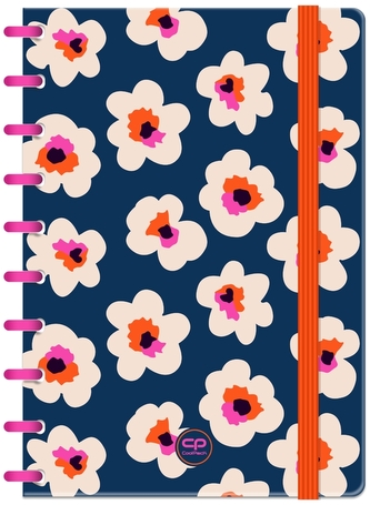 Kołonotes B5 100 k. z gumką Flores Nina CoolPack, Patio