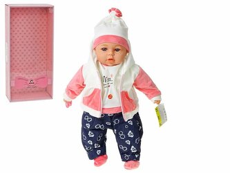 Lalka bobas śpiewa i mówi po polsku 45cm