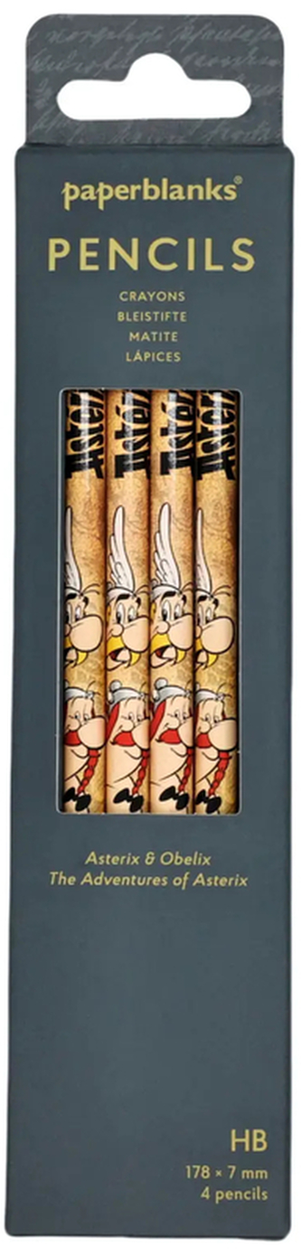 Ołówek The Adventures of Asterix Asterix & Obelix op. 4szt, Paperblanks