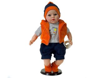 Lalka bobas śpiewa i mówi po polsku 45cm