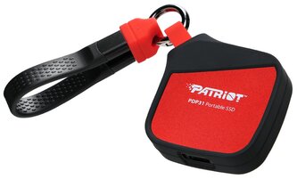 Patriot Portable SSD PDP31 1TB M.2 2230 format USB 3.2 Gen2 USB Type-C externí černo-červený
