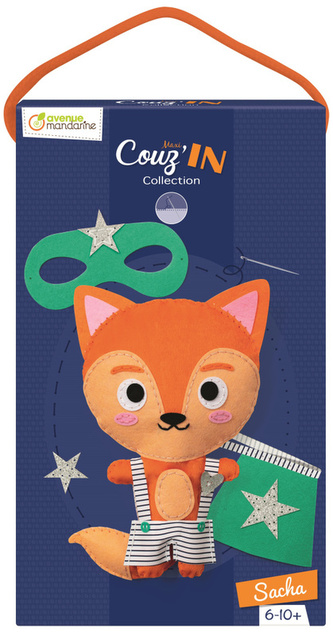 Zestaw Maskotka do szycia Lisek Sacha, Avenue Mandarine