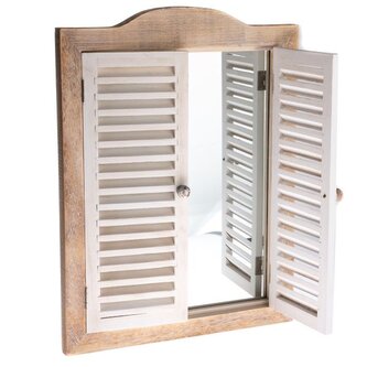 Zrcadlo s okenicemi (dřevo), 1/4