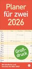 Großdruck Planer für zwei 2026