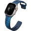 UNIQ Stride DE FKM řemínek pro Apple Watch 49/46/45/44mm modrý/světle modrý
