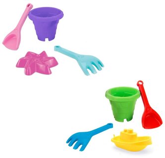 Komplet do piasku 4-el. Zamek, Wader