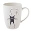 Porcelánový hrnek s motivem kočky - 370ml, 12/36