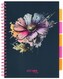 Kołonotes Project Book A4 Kwiaty Granatowy 100k kratka 80g, Strigo