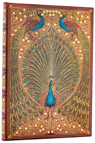 Notes Sangorski & Sutcliffe Hafiz’s Peacocks Midi gładki, Paperblanks