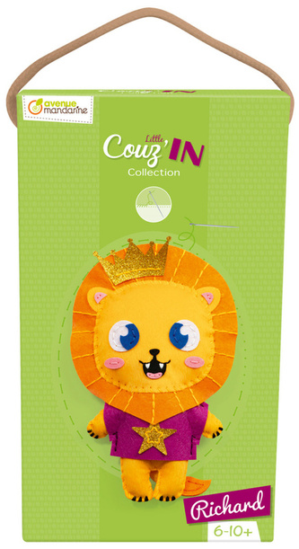 Zestaw Maskotka do szycia Lew Richard, Avenue Mandarine