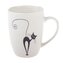 Porcelánový hrnek s motivem kočky - 370ml, 12/36