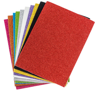 Pianka dekoracyjna A5 z klejem i brokatem GK510B, Brewis