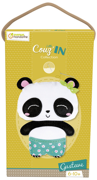 Zestaw Maskotka do szycia Panda Gustave, Avenue Mandarine