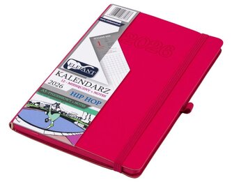 Kalendarz 2026 A5 12M + notes Hip hop różowy