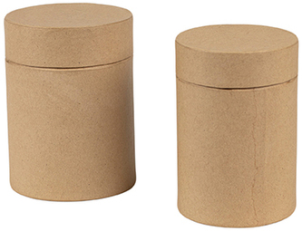 Zestaw 2 pudełek na herbatę 10x10x13cm BTS089C, Decopatch