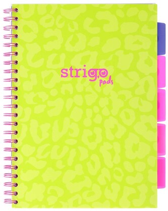 Kołonotes Project Book A4 100 k. linia 80g neon zielony, Strigo