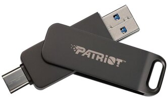 Patriot RAGE R550 64GB USB Typ-A + USB Typ-C USB 3.2 Gen 1 šedá