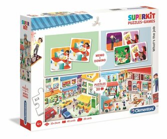 Clementoni Superkit 2x30el +MEMO+DOMINO Zawody 20239 p6