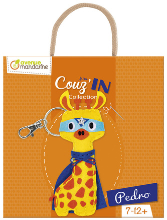 Zestaw Brelok do szycia Żyrafa Pedro, Avenue Mandarine