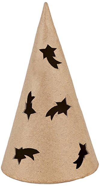 Świecznik T-Light Choinka z kometami 20x20x50cm NO068C, Decopatch