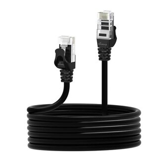 Síťový kabel MediaRange UTP CAT 6 - 10 m, černý Síťový kabel MediaRange UTP CAT 6 - 10 m, černý